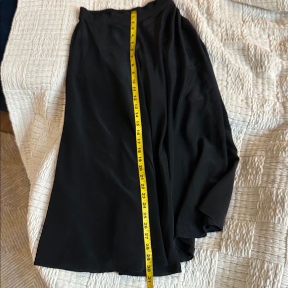 Vintage Spencer Jeremy 100% Silk Pull on Elastic Waist Midi Skirt - Picture 10 of 10